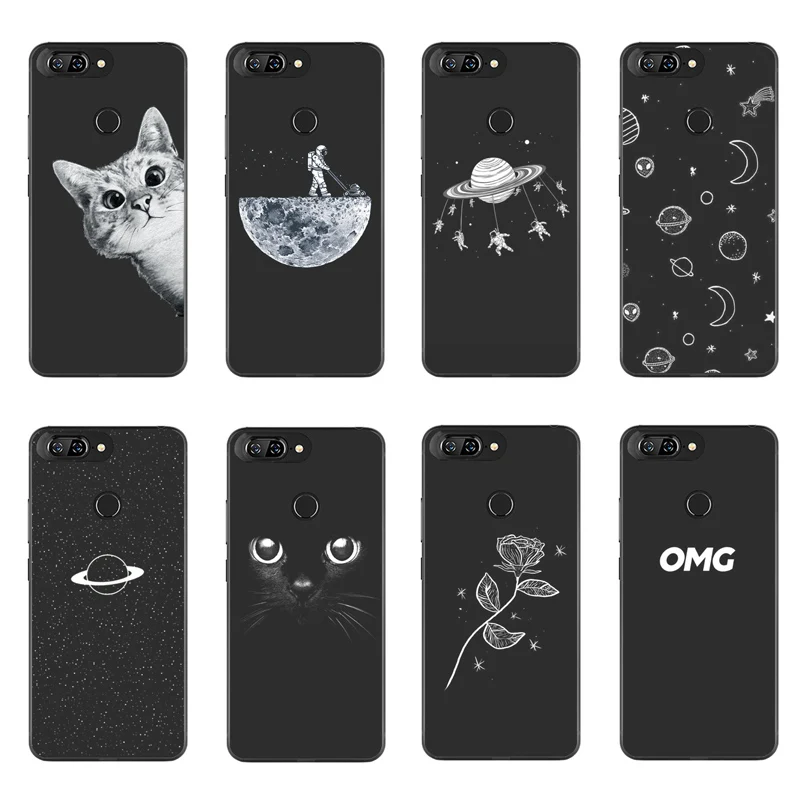 

QAQsam Soft Silicone For Lenovo S5 Case Cover Painting For Lenovo S5 K520 Phone Cases Pattern Matte Flower Coque