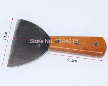 

Wooden Handle Stainless Steel Chocolate Shovel Make Pattern of Chocolate Baking&Pastry Spatulas Tools Kitchen DIY Tools M1346