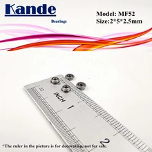Kande Lager 10PCS MF52ZZ MF52Z MF52 Z MF52 ZZ MF52 Miniatur Flansch Lager F2x5x 2,5mm