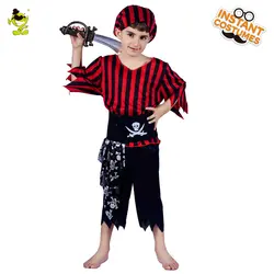 Новый костюм пирата для маленьких мальчиков на Рождество, Хэллоуин, Карибский пират, карнавальный костюм для мальчиков, детская одежда