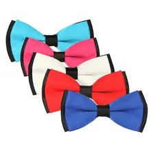 Top Sell Brand Tie Formal Commercial Bow Tie Male Married Bowtie Cravat Decoration Ties For Men Butterfly Bow Ties pinstriped bow tie detail top
