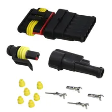 Новое поступление, 1 комплект, 1/2/3/4/5/6 Pin-код для того, чтобы выбрать уплотнение Водонепроницаемый электрические автомобильные провода разъем клеммы для автомобиля