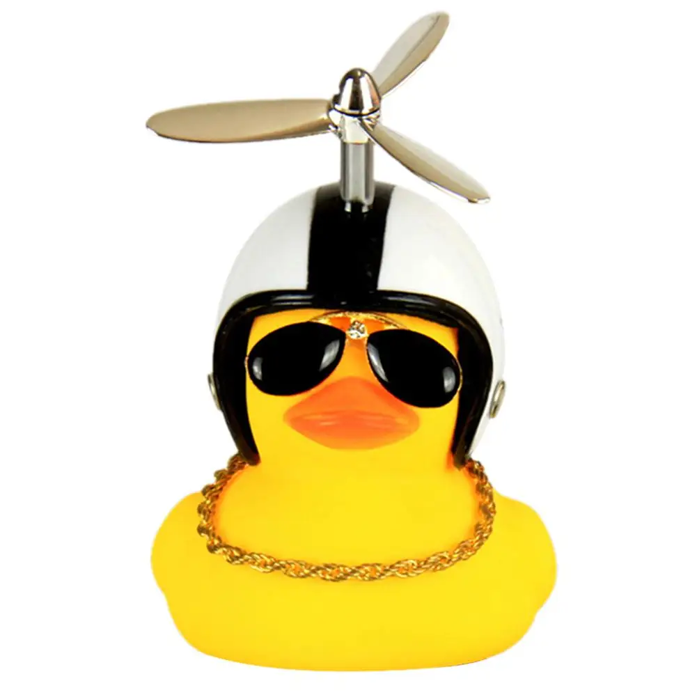 Discount Bicycle Light Bicycle Duck Bell Motorcycle Little Yellow Duck Wearing Helmet Children With Hard Hat Horn Light 1