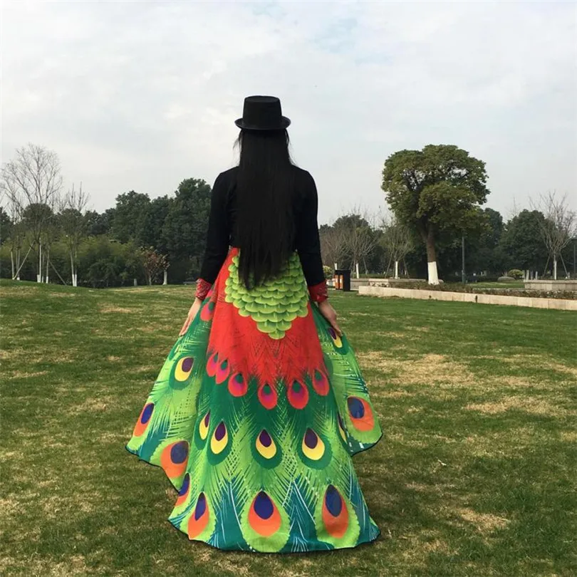 

2019 new scarf bandana Soft Fabric Peacock Wings Shawl Fairy Ladies Nymph Pixie Costume Accessory