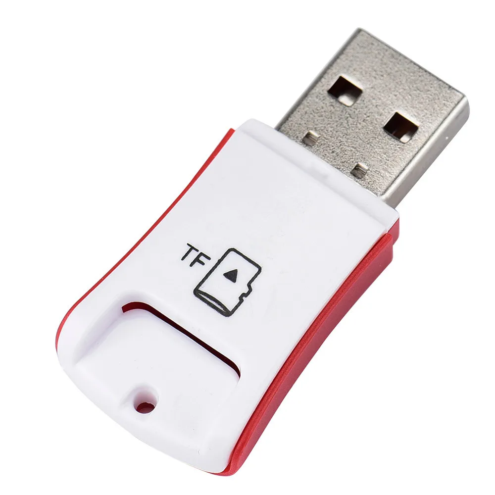 Malloom тонкий мини USB 2,0 Micro SD TF устройство для чтения карт памяти Писатель адаптер для ПК ноутбук красный