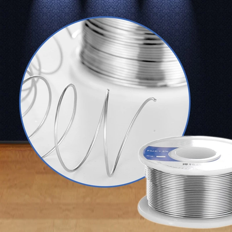 Solder Wire Tin Core 1PCS 0.6/0.8/1.0mm Soldering Reel Rosin Core Tin Lead Wire for Soldering Lead Rosin Flux 50g Solder Wire