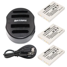 On sale 3.7v 1200mAh EN-EL5 Li-ion Digital Camera Battery(3PACK)+EN EL5 Battery Charger For Nikon Coolpix P90 P500 P510 P520