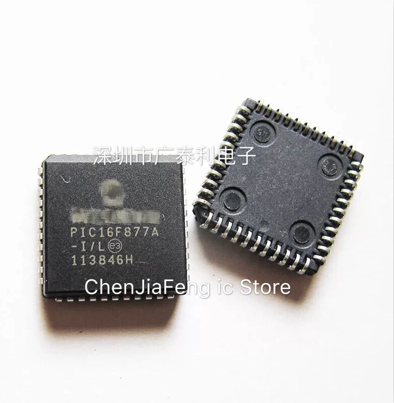 10 шт./лот PIC16F877A-I/L PLCC44