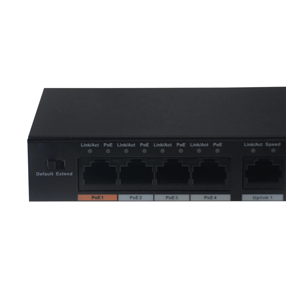 DH 4ch PoE коммутатор S1500C 4ET2ET DPWR 4CH Ethernet с 250 м power Transit Расстояние Поддержка + и протокол