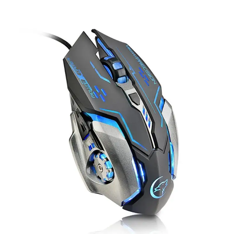 Gaming Mouse 6 Buttons Professional PC Laptop Computer Mouse Gamer Mice Changeable Light 3200dpi USB Optical Mouse mice