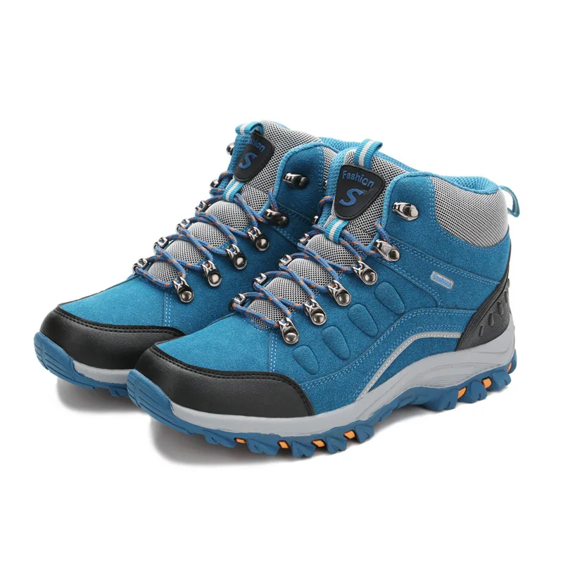 

SWYIVY Autumn Shoes Sport Sneakers Unisex Women High Top Velvt Fur Warm Snowboots Shoes 2019 Winter Male Hiking Shoes Outdoor