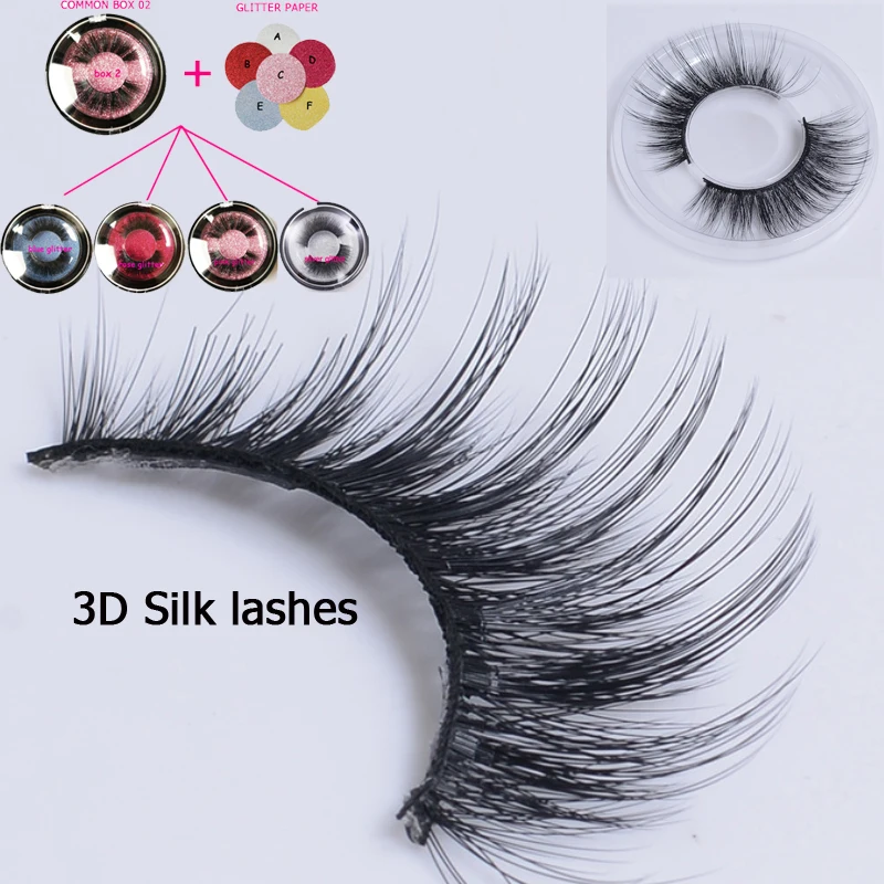 007 private логотип длинные ресницы 3D шелк Lashes густые Толстые Длинные Накладные