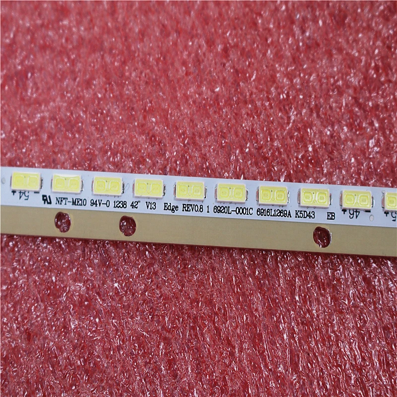 2piece/lot 54LED 535MM 42 V13 6920L-0001C LED backlight strip Replacement for 6916L1166A 6922L-0103A LC420EUN SF F3 6916L1472A new 2 pcs 63led 516mm led backlight strip for lg 47la6600 6922l 0071a 0029a 6916l1179b 6920l 0001c 47v13 r l lc470euh