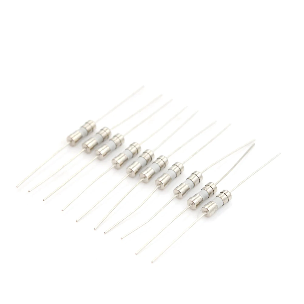 

10PCS 3.6 X 10mm Ceramic Fuse Tube Fuse With A Pin 3.6 X 10mm 250V 5A