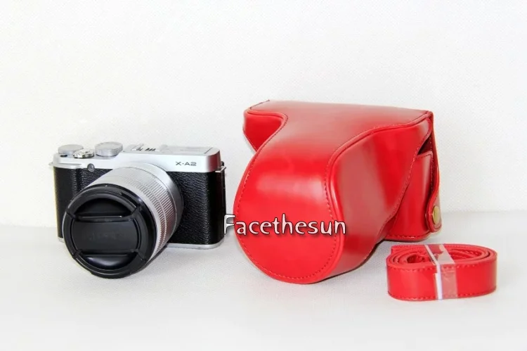 PU leather camera bag fuji -21