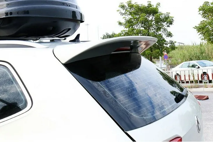 

For new Tiguan L Spoiler High Quality ABS Material Car Rear Wing Primer Color Rear Spoiler For Volkswagen Tiguan L Spoiler 2017-