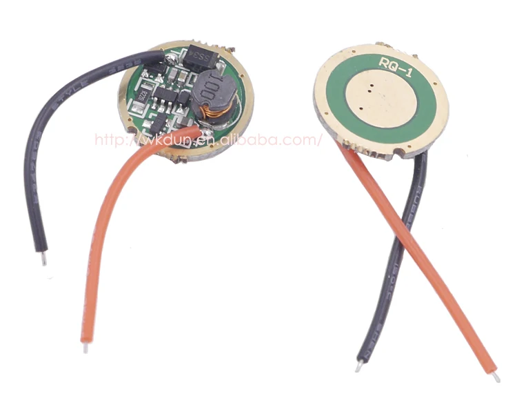 Светодиодный драйвер для фонарика 17 мм Cree XM L/XM L2/XP L 1 Режим 3v 12v 1400mA печатная плата