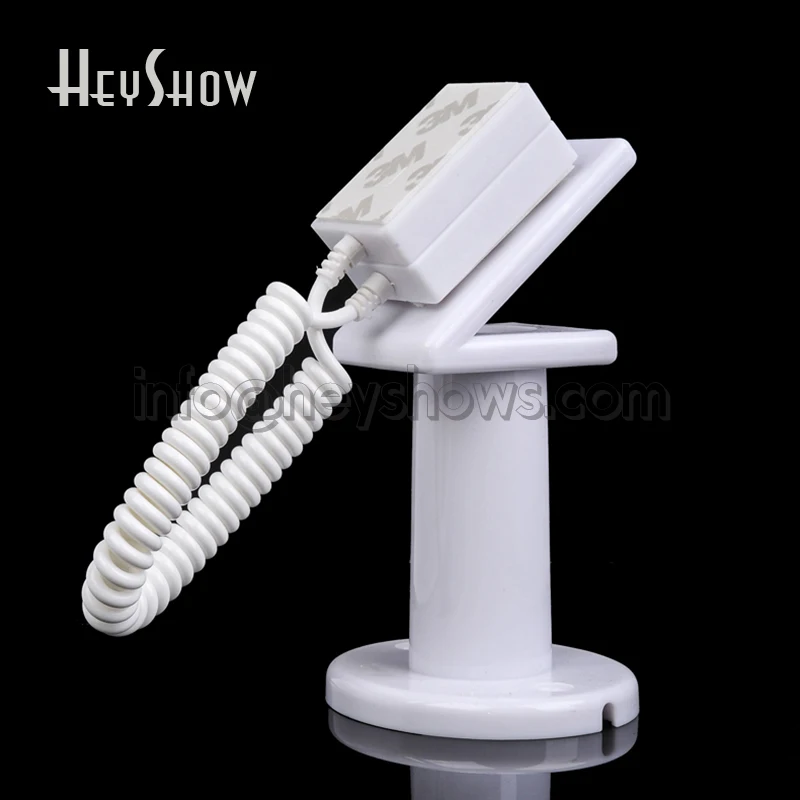 10 Pcs Acrylic Mobile Phone Security Display Stand Iphone Anti-Theft Holder With Retractable Device For Retail Shop Show 