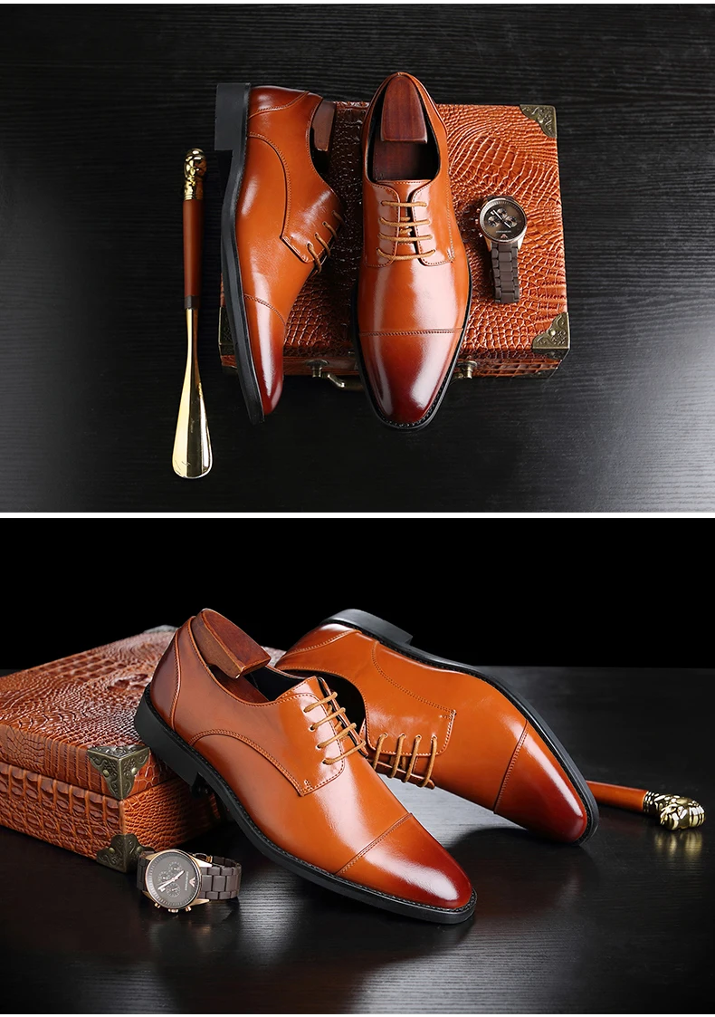 Mens Casual Shoes' Moccasin Men's Oxfords Shoes Men Winter Classic Party Wedding Men Casual Shoes Flats Formal Shoe Business New (7)