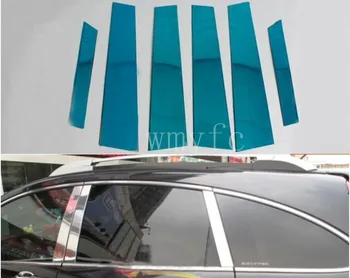 

Fit For Honda CRV CR-V 2007 2008 2009 2010 2011 car-styling Stainless Steel Window Trims Center Pillars Pillar Covers 6Pcs