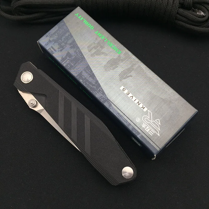 Sanremu 1158 Folding Knife 814 Blade G10 Handle Small Outdoor Camping Hunting Survival Tool Fruit Cutting EDC Pocket Knives