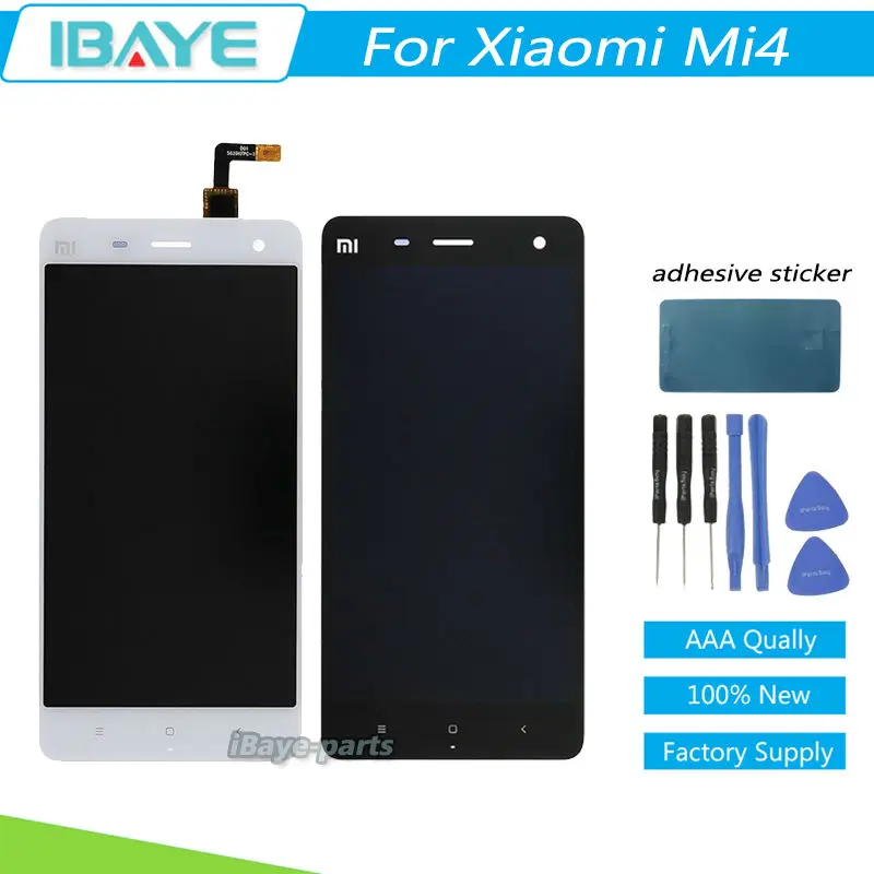 Prix pour Pour xiaomi mi 4 m4 mi4 LCD Display + Écran Tactile Digitizer Remplacement de L'assemblée de téléphone portable Blanc Ou Noir Prix pour Pour xiaomi mi 4 m4 mi4 LCD Display + Écran Tactile Digitizer Remplacement de L'assemblée de téléphone portable Blanc Ou Noir