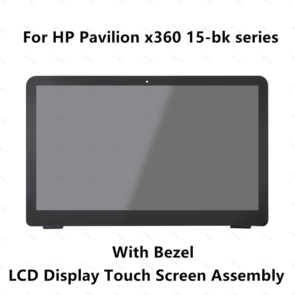 15.6''For HP Pavilion x360 15-bk020wm 15bk062sa 15-bk010nr 15-bk193ms 15-bk101la Touch Glass Digitizer LCD Screen Assembly Bezel 15.6''For HP Pavilion x360 15-bk020wm 15bk062sa 15-bk010nr 15-bk193ms 15-bk101la Touch Glass Digitizer LCD Screen Assembly Bezel