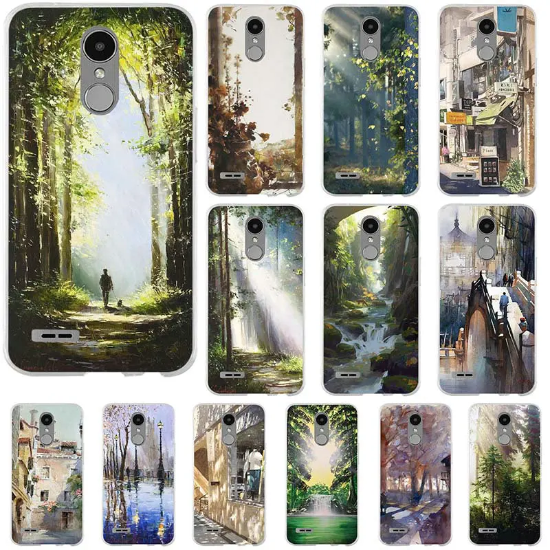Soft TPU Silicone Mobile Phone Cases for LG G2 G3 Mini G4 G5 G6 K4 K7 K8 K10 2017 V10 V20 V30 Coque Indie Pop Watercolour Art |