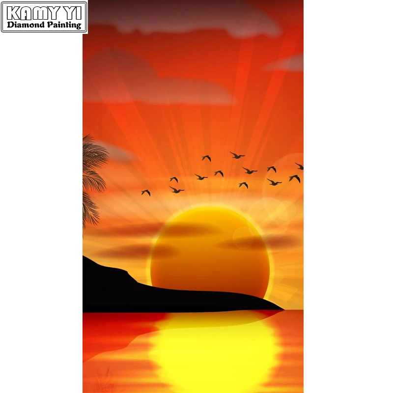 Gambar Lukisan Pemandangan Yang Mudah