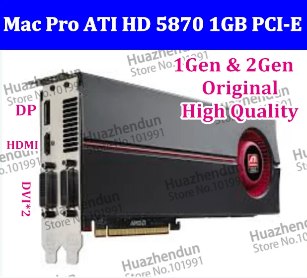 ホット ハイエンド オリジナル用mac Pro の Ati Hd 5870 1 ギガバイト Pci E ビデオ グラフィック カード用の Mac Pro 1st世代 世代ビデオ カード高品質 Graphic Card Video Cardvideo Graphics Cards Aliexpress