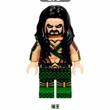 50 шт. xh670 Супер герои Marvel Аквамен meilleur Кадо DIY действие строительные Конструкторы briques Bebe Jouets