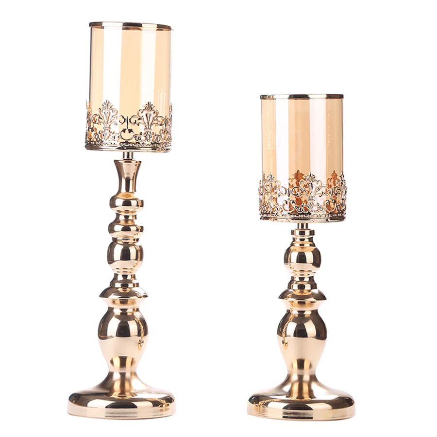 Luxury Candle Holders Candlesticks Decoration Metal Candle Holder Stand