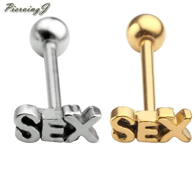 Tongue Piercing Sex Piercing Jewelry Piercingj Men S Women