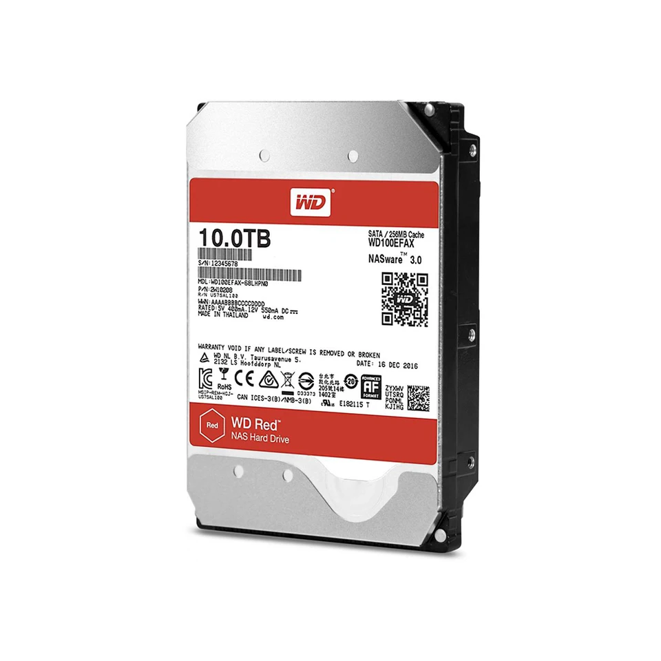 

Жесткий диск SATA 10TB 6GB/S 256MB RED WD100EFAX WDC