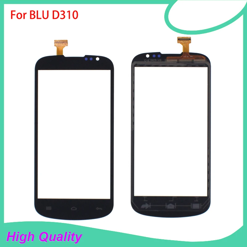 

100% Tested Touch Screen Digitizer Assembly For BLU D310 310 Mobile Phone Touch Panel With Free Tools