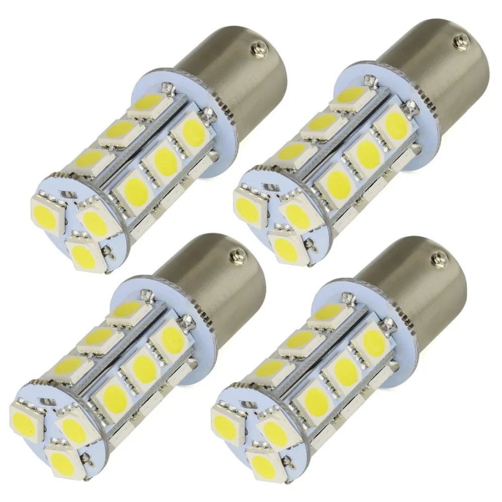 Safego 4 шт. 1156/1157 BA15S 18 SMD 5050 Светодиодная лампа для автомобильного сигнала поворота