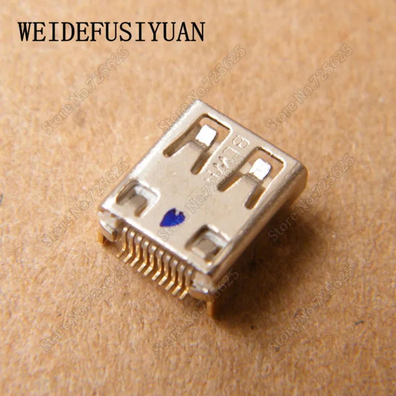 10 pcs/lot Micro HDMI Jack Perempuan 