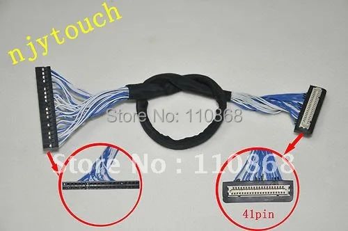 

Free Shipping DF9B-41P/S-1V 41 Pin TTL Signal Cable for LCD Panel for LM151X05 LT121S1-101