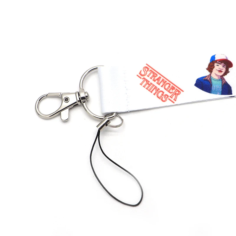 Ремешок для брелка ID Card Pass Stanger Things, держатель для мобильного телефона, держатель для бейджа, висячий канат, Lariat, держатель для ключей, Q897