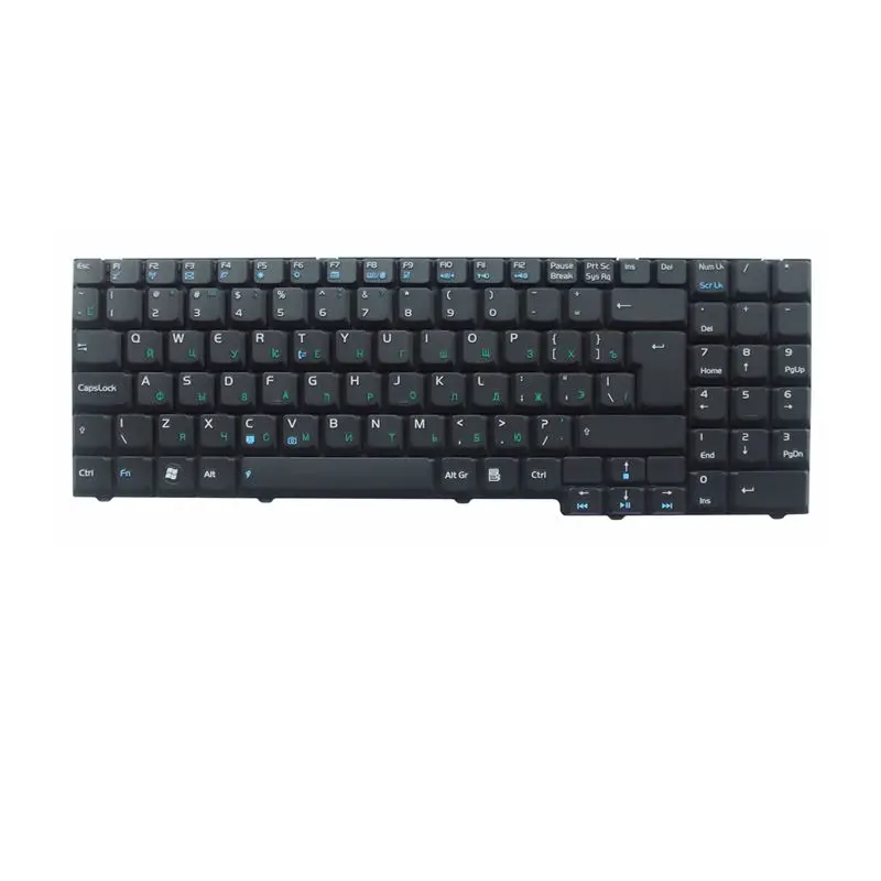 GZEELE Русская клавиатура для ноутбука ASUS M50 F7 G70 M50V X55S X55SV X55SR X55SA X57 M70 G71 G2 G1P X70 X71 G50 G70G G71G черный RU