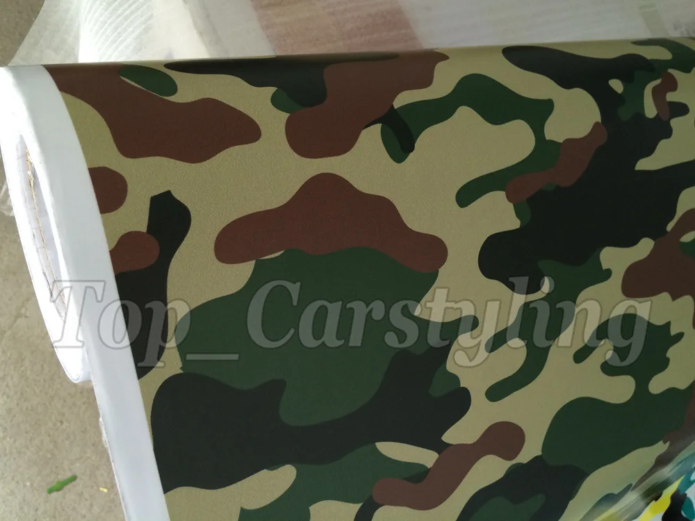forest military camo vinyl camouflage car wrapping green (5)