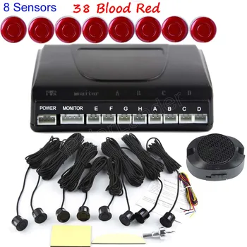 

factory price Car Parking Sensor 8 Sensors for front and back Auto Parking Assist 44 Colors for optiopn backup reverse