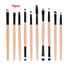 10 pcs Beleza Ferramentas Pincéis de Maquiagem Profissional Definida Pincel de Base Em Pó 4.4