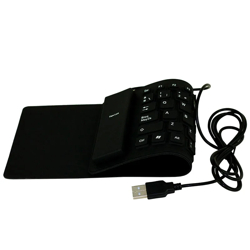 KPC1288_5_Spanish Language Silicone Soft Keyboard for ASUS  Lenovo  Acer  Gateway  HP PC  Laptop  Desktop computer