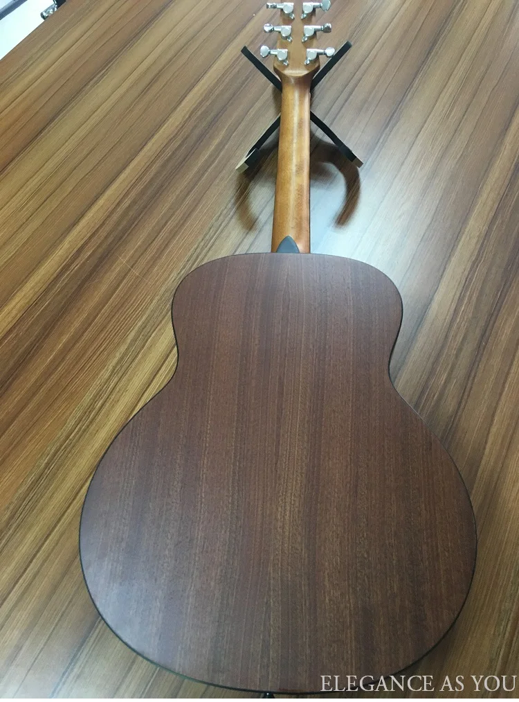 36 дюймов деревянная гитара для начинающих унисекс, сталь-струнная Акустическая гитара ель фанера топ гитара 36 дюймов GS Мини звукосниматель для фолк-гитары
