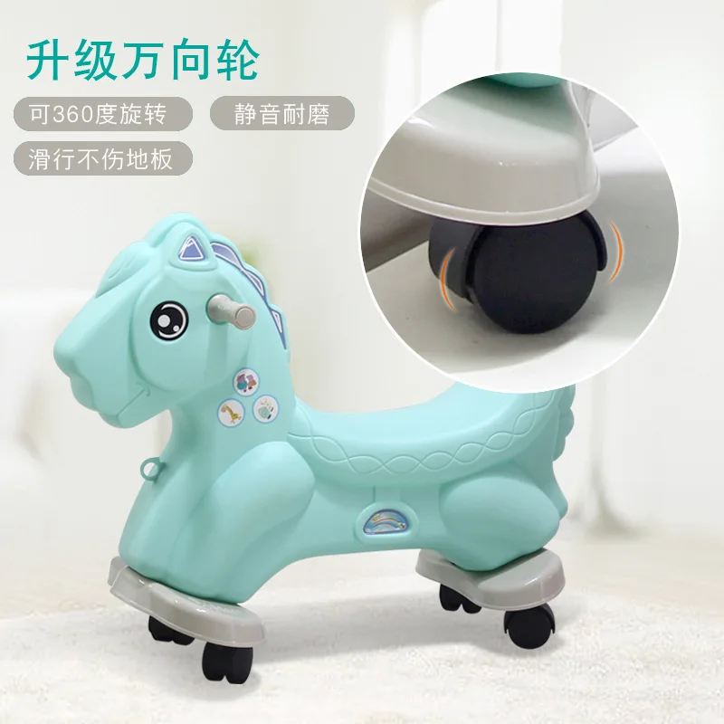 Baby Rocking Horse Plastic Large Size Rocking Chair Dual-use Ride on Animal Toys 1-6 Years Riding Horse Toy Kids Ride on Toys Baby Rocking Horse Plastic Large Size Rocking Chair Dual-use Ride on Animal Toys 1-6 Years Riding Horse Toy Kids Ride on Toys