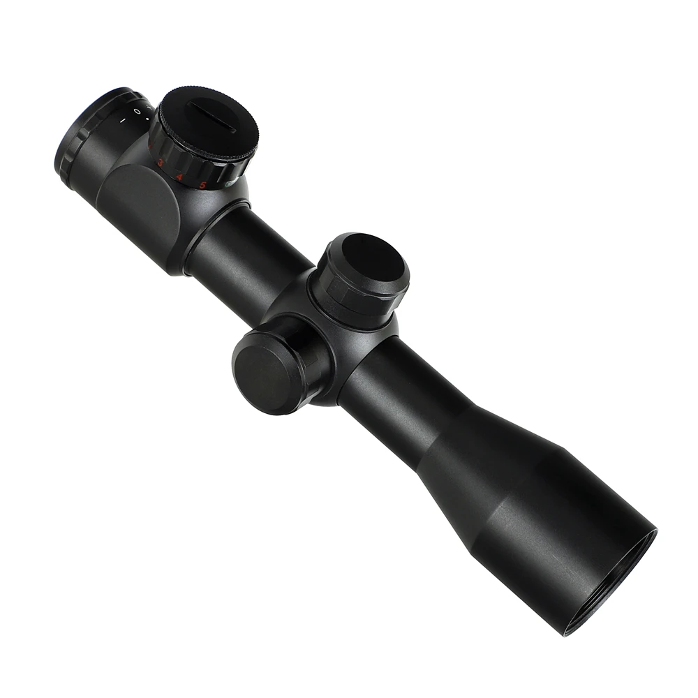 ohhunt 4x32EG 1 inch Compact Hunting Rifle Scope Tactical Optical Sight Red Green Illuminated Rangefinder Reticle Riflescope (7)