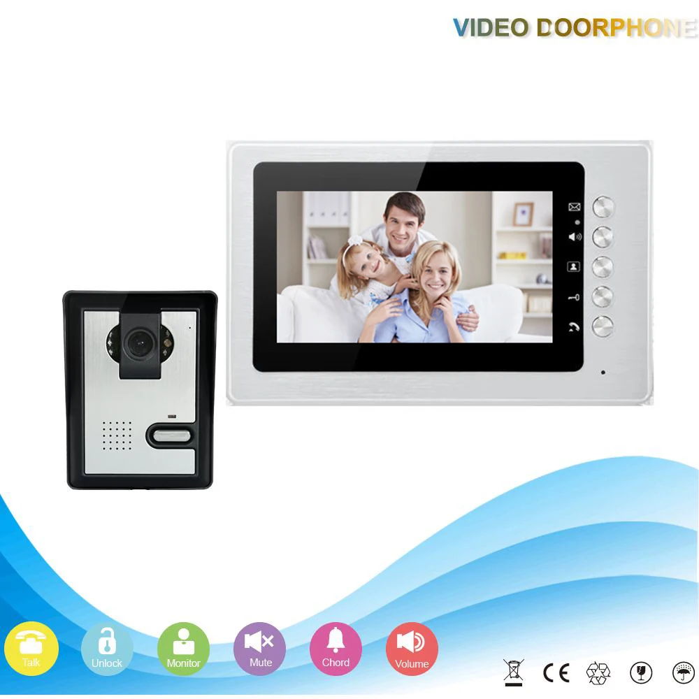 

Xinsulu  - 7 inch TFT LCD screen intercom system video door phone for villa -V70B-L