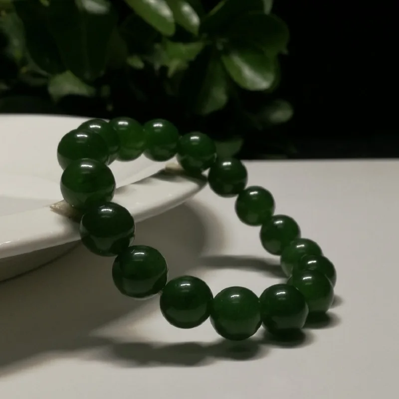 Женские и мужские браслеты из натурального геtian Nephrite кварцевые с кристаллами
