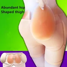 Women 4 Pads Briefs Sexy Push Up Panties Abundant Buttocks spong silicone butt pads Butt Lifting